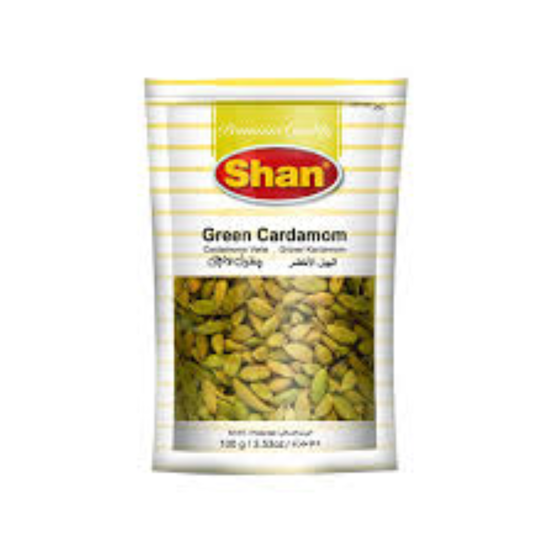 SHAN GREEN CARDAMON 100G POUCH